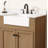 Maxbano 72" Double Bathroom Vanity With White Rectangular Sinks-108920092