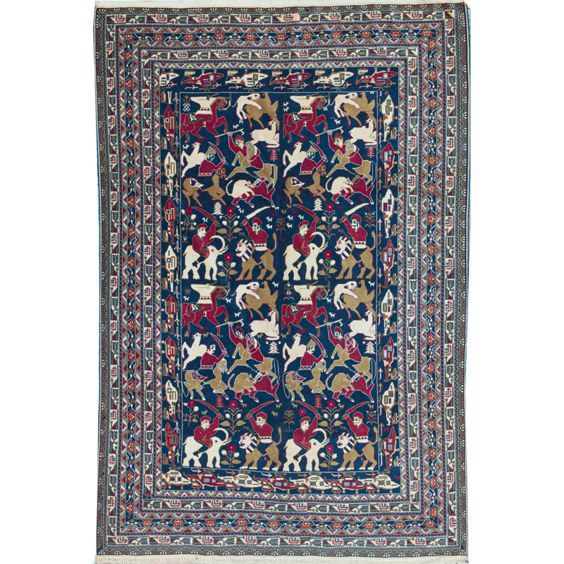 Afghan One-of-a-Kind 6'6" X 9' Area Rug