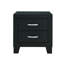 Table de chevet noire