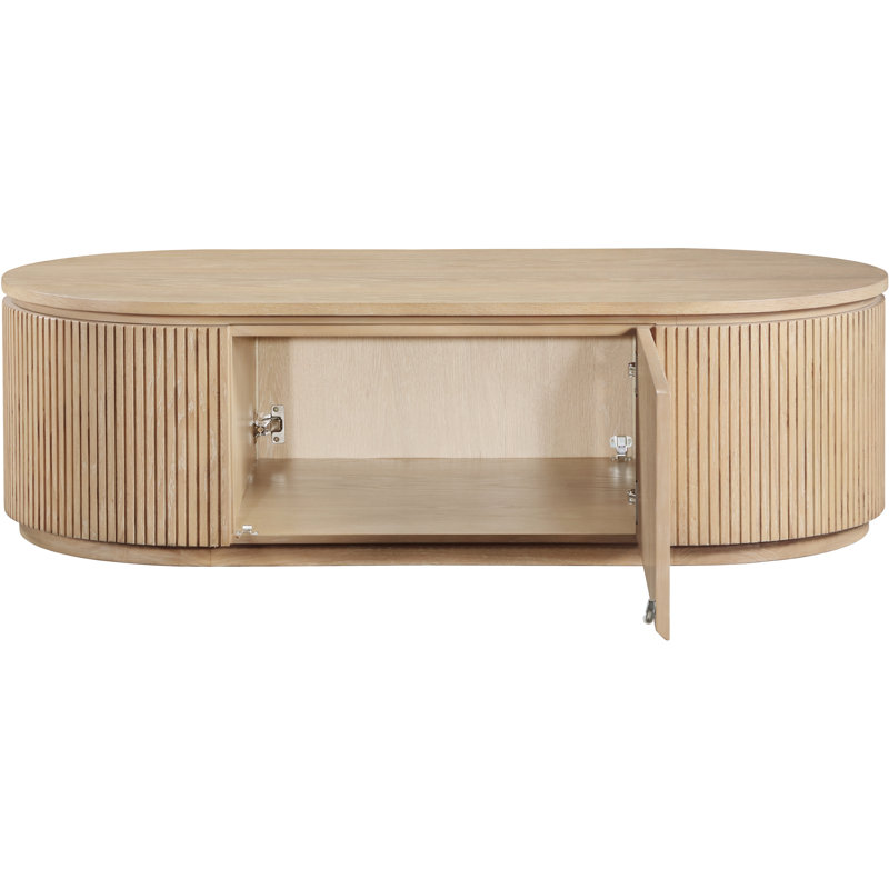 Gholson Wood Storage Coffee Table | Stylish & Functional