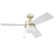 44" Barcadero 3 - Blade LED Propeller Ceiling Fan with Pull Chain and Light Kit Included