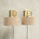 Bartlet Plug-in Armed Sconce Set of 2