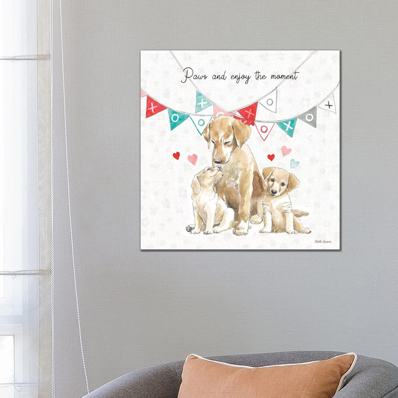 Paws Of Love III by Beth Grove - Wrapped Canvas Print, 66.04 cm H x 66.04 cm W x 1.91 cm D