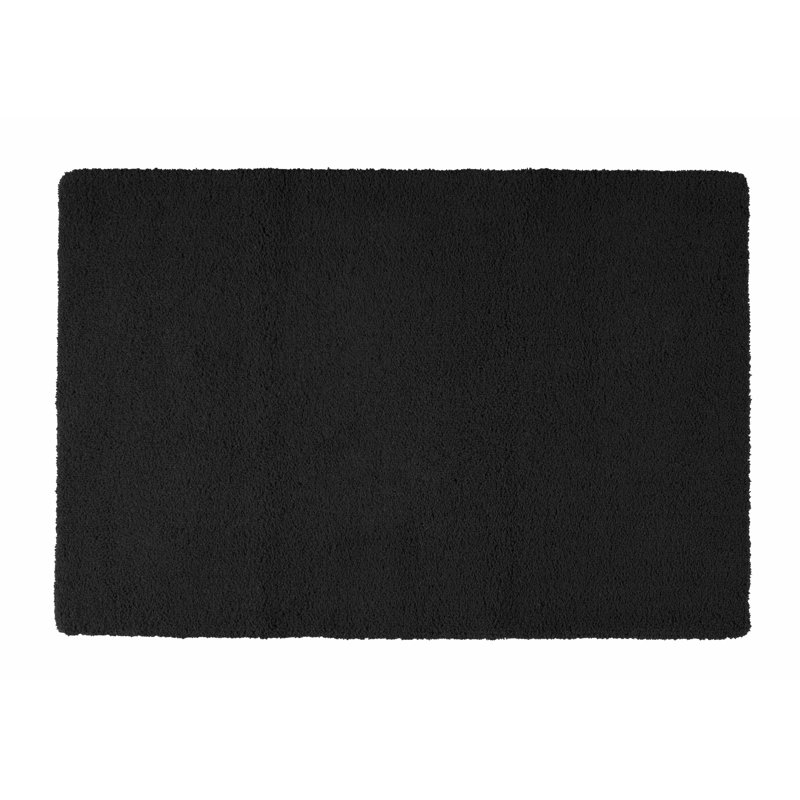 Non-Slip Bath Rug, 80cm W x 160cm L, Black