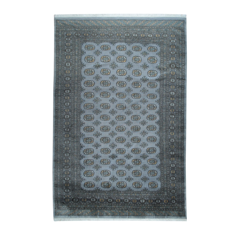 Tapis gris rustique Nina, Rectangulaire 4 pi x 6 pi