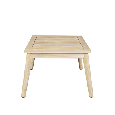 Square Acacia Outdoor Side Table