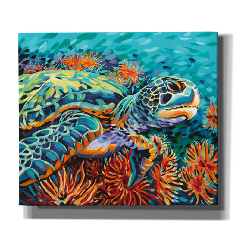 Impression sur toile tendue, "Sea chérie I", H 26 po x l 30 po x P 1,5 po