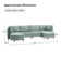 Dayman 6-Piece Modern Storage Convertible Sectional Sofa with End Table