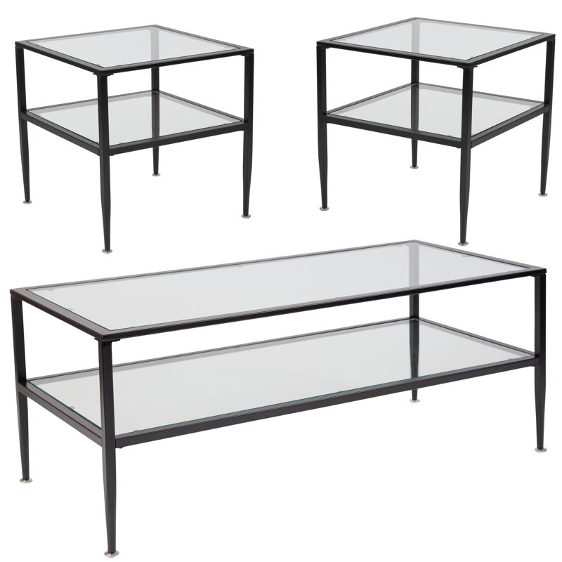 Ensemble de tables basses 3 pièces Jhaki