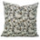 Housse de coussin en lin pur Fabcline, imprimé en bloc