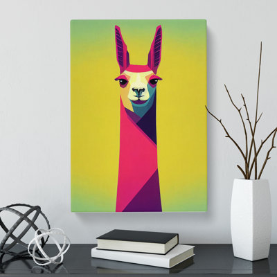 Llama Minimalism Vol.2 - Wrapped Canvas