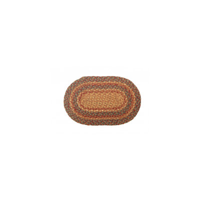Jute Abstract Oval Placemat