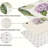 Purple Hydrangea Blooms, Kitchen Mats 2-Piece