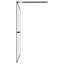Ausable 800mm W x H Pivot Framed Walk In Screen with Frosted Glass-1374720056