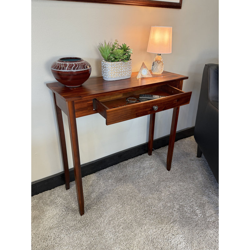 Console en bois massif 32 "Aiydan, Acajou