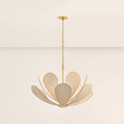 Mitzi Nadine Chandelier In Aged Brass