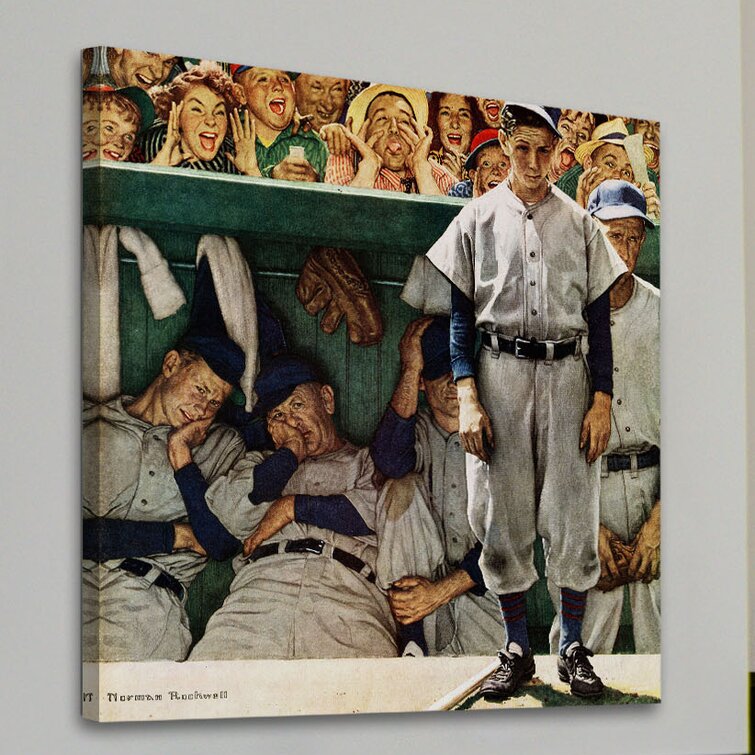 norman rockwell baseball paintings