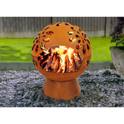 Round Steel Smokeless Fire Pit
