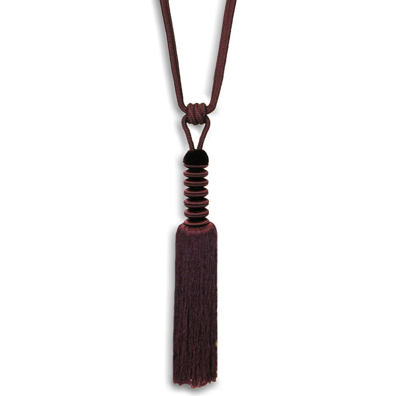 100% Polyester 6cm Curtain Holdback/Tieback, Damson