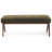45.5" Upholstered Solid Wood Leg Waterfall Bench-515577174