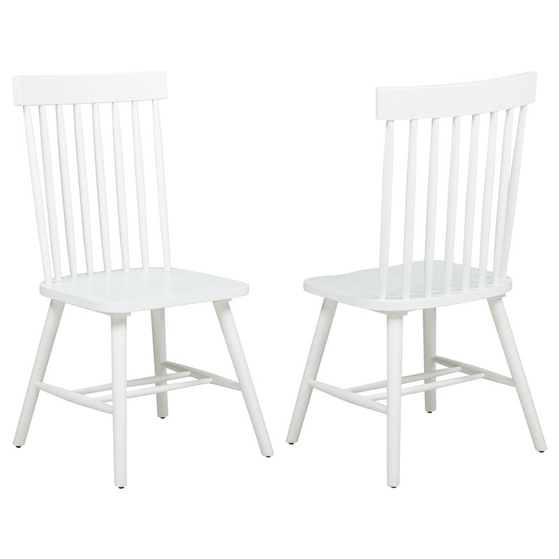 Chaise d'appoint Elissa (ensemble de 2), Blanc