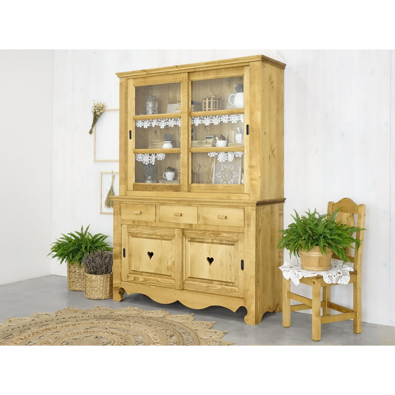 Dambrosio Solid Wood 140 cm W Welsh Dresser
