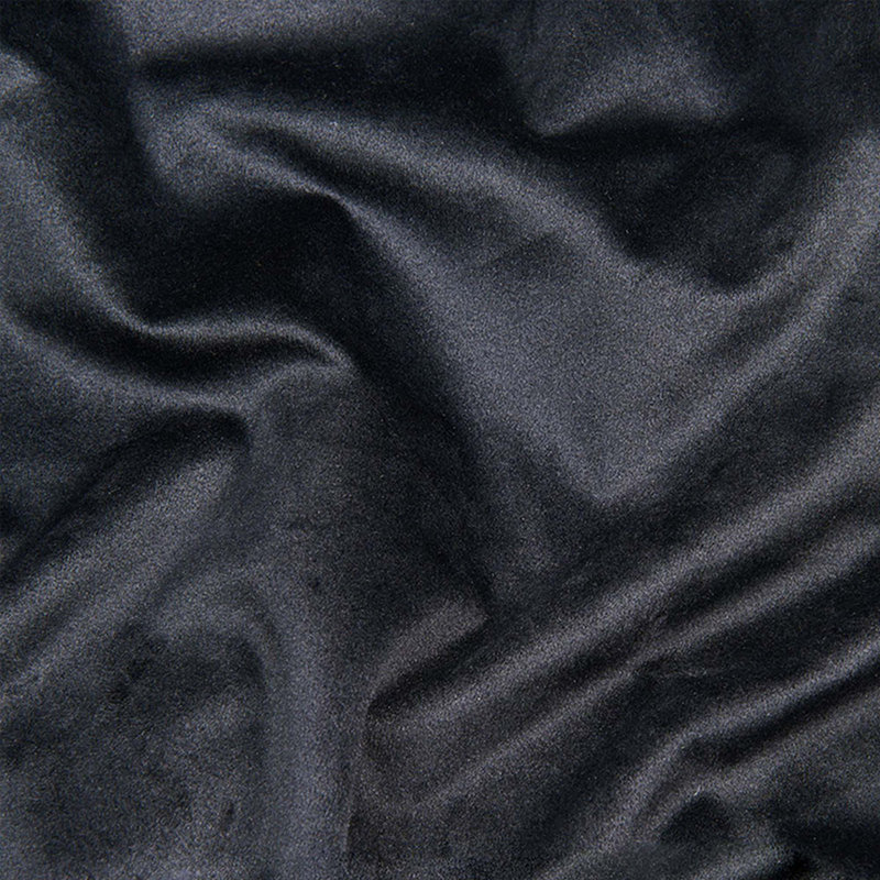 Tabourets de bar modernes en métal et en velours de 15,4 po de largeur avec repose-pieds dorés Seattle, Noir