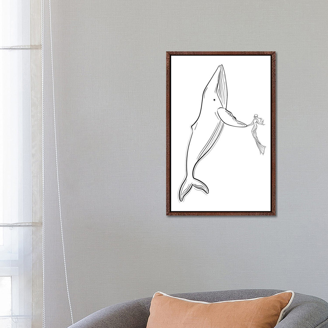 Save The Whales von Sabina Fenn - Galerie-verpackte Leinwand Giclée auf Leinwand