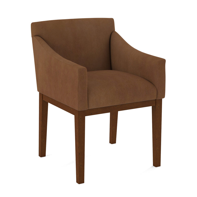 Upholstered Arm Chair, Applause Bravo, White