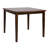 Chet Transitional Counter Height Dining Set with Espresso Finish & Black Upholstered Chairs – Seats 4