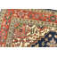 Tapis oriental en laine noué à la main bleu Nashyia