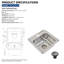 Craftsmen Series 15'' L Stainless Steel Kitchen Sink