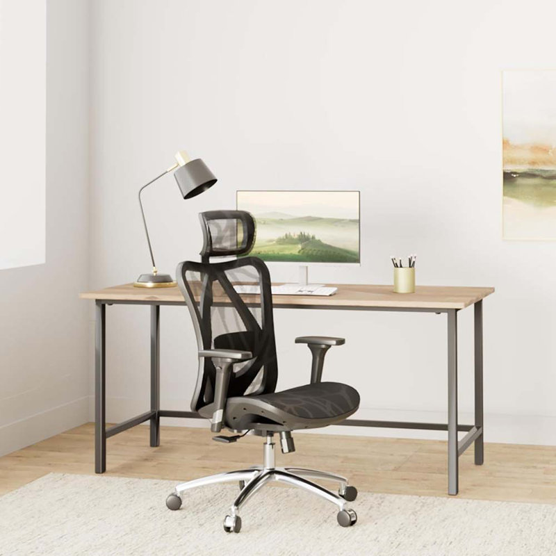 Ergonomic Game Chairs With 3 Way Armrests Lumbar Support And Adjustable Headrest High Back With Tilt Function (Black)