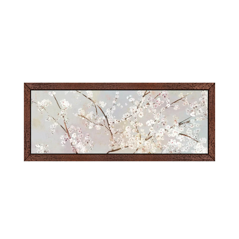 Bloomingdale by Asia Jensen - Print on Canvas, 60.96cm H x 182.88cm W x 3.81cm D, Brown Floater Framed