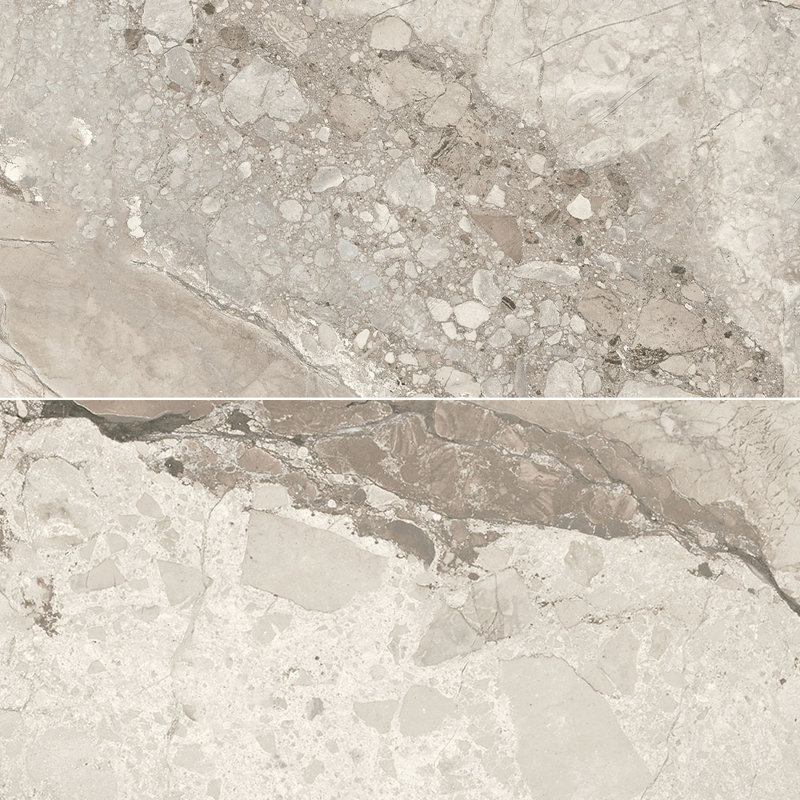 Crystara 24X48 Polished Onyx Look Porcelain Tile, Beige