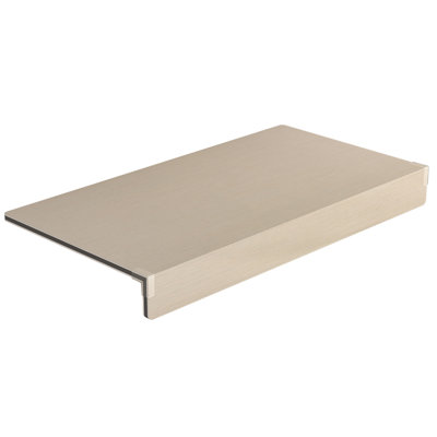 5 housses de tablettes grillagées en mousse de couleur chêne pour tablettes de cuisine de salle de bain amovibles, motif de grain de bois décoratif, 0,75 mm d'épaisseur, 10 supports en acrylique à angle droit inclus pour une utilisation durable