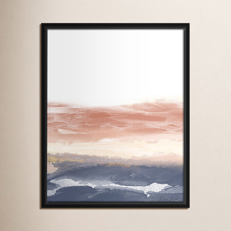 Pomeline Endurance - reproduction de cadre flottant sur toile, H 15,5 po x l 12,5 po x P 2 po, Noir