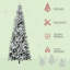 Arbres de Noël de qualité supérieure enneigé, PVC vert et métal, élégance intérieure rustique