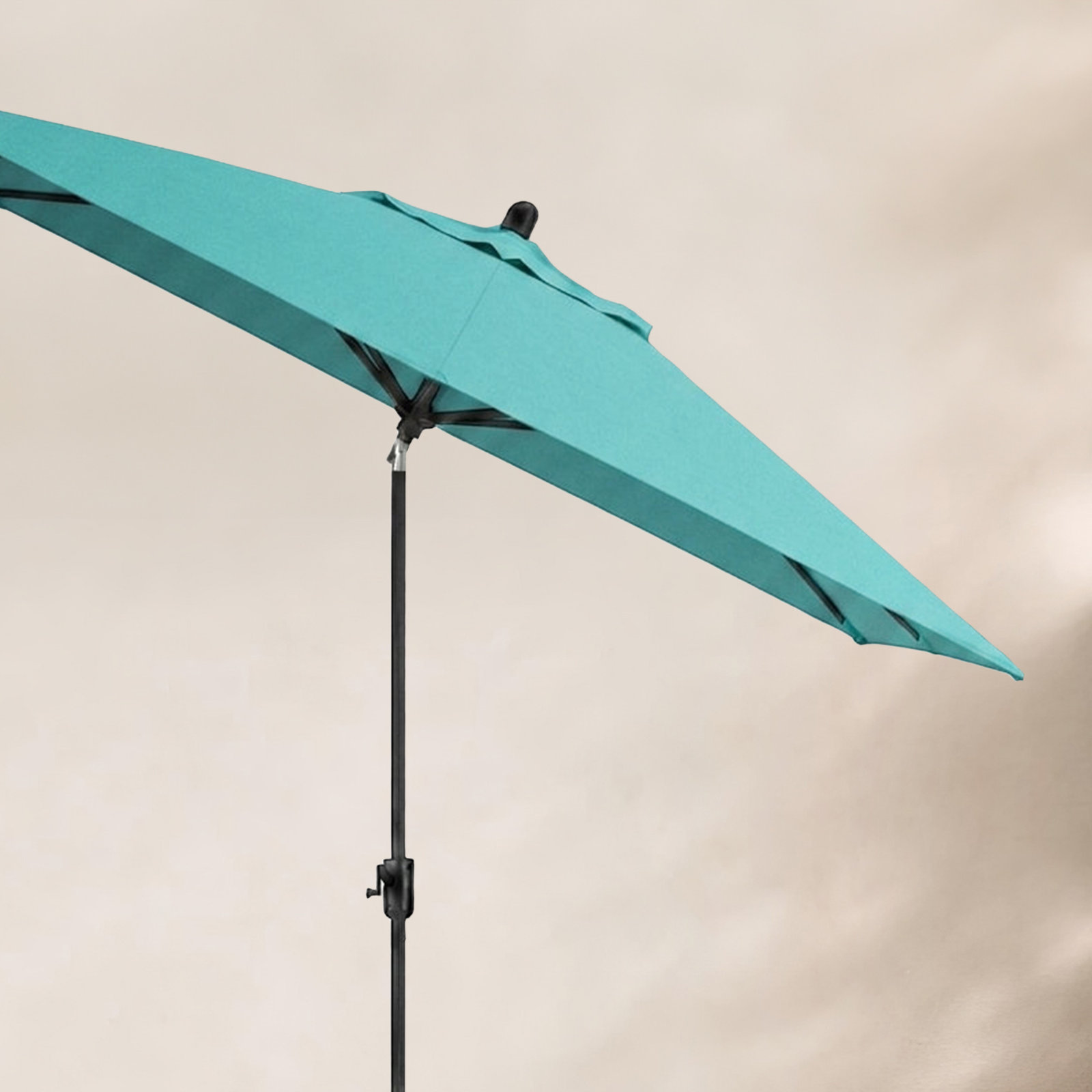 Olivier 9.7' Umbrella, Black Sapphire, Canvas Aruba Sunbrella® Canvas