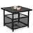 Mitchellville Outdoor Metal Side Table with 1.57" Umbrella Hole