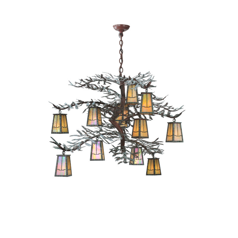 Garey 12 - Light Dimmable Tiered Chandelier
