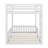 Full Over Full Wooden Bunk Bed With A Ladder And Protective Rails-394986012