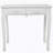 Vanity Desk Set With LED Light Mirror And Cushioned Stool For Bedroom-511025225