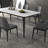 Superior rock plate dining table and chair set-107149584