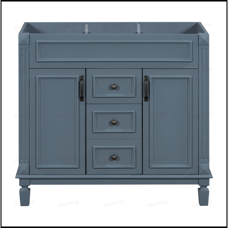 Meuble-lavabo de 36 pouces seulement, Gris