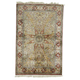 Hand Woven Silk Oriental Area Rug