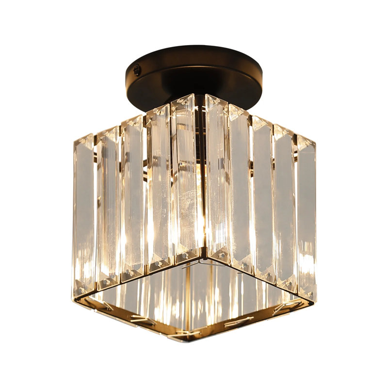DELIPOP Rectangular Modern 17CM Crystal Flush Mount