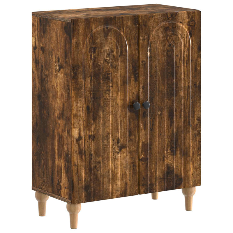 Bathroom Cabinet, Smoked Oak