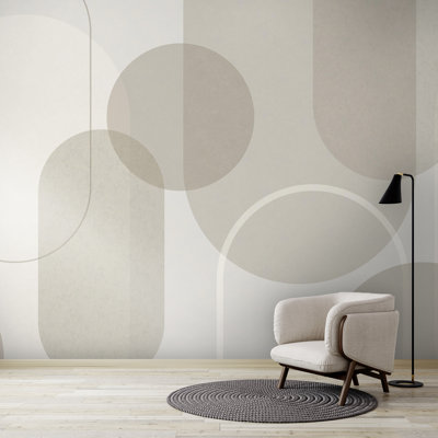 Superfresco Easy Arched Geometric Muted Colours Print To Order Mural