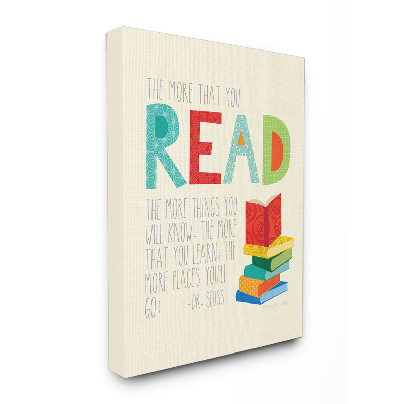 Abernathy «Read», lettres, monogrammes et noms, H 40 po x l 30 po x P 1,5 po, Toile tendue